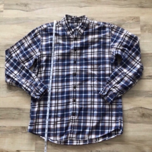 Eddie Bauer Men’s Plaid TALL Shirt - Picture 2 of 6